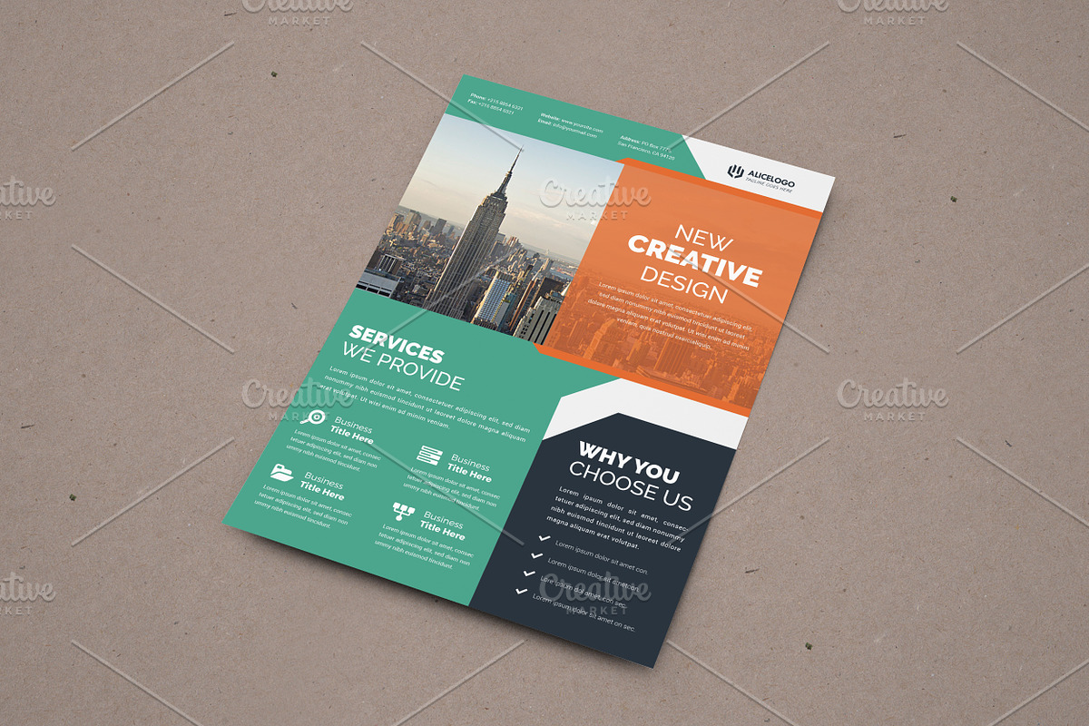 Flyer Template, a Flyer Template by Alice_s (Photo 2 of 3)