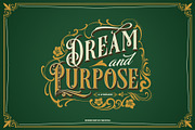 Brown Hunter Victorian Set, a Serif Font by alit design (Thumbnail 4 of 32)