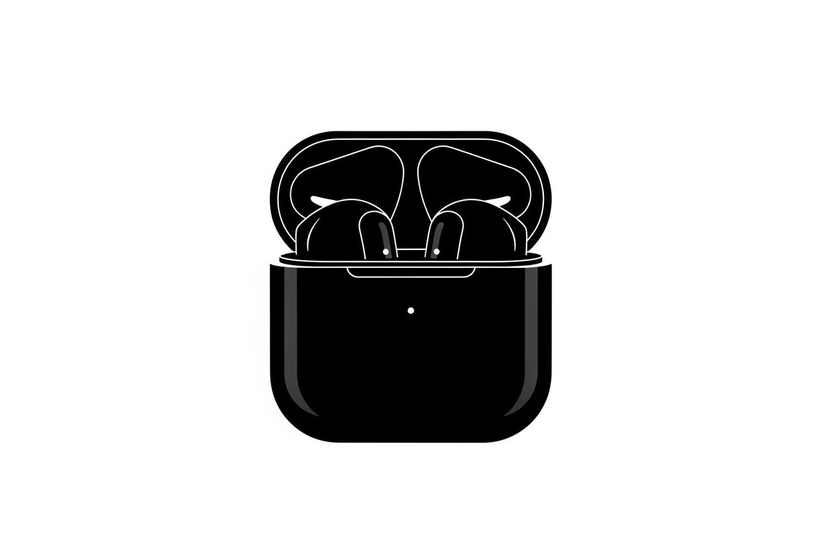 50 Wireless Earbuds Silhouette Icon, an Illustration by abu67222 (Photo 36 of 51)