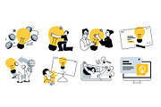 New Idea, a Person Illustration by PureSolution (Thumbnail 6 of 6)