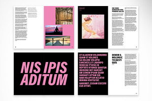 Bold And Modern Magazine Layout