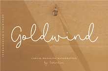 Goldwind - Casual Monoline Font