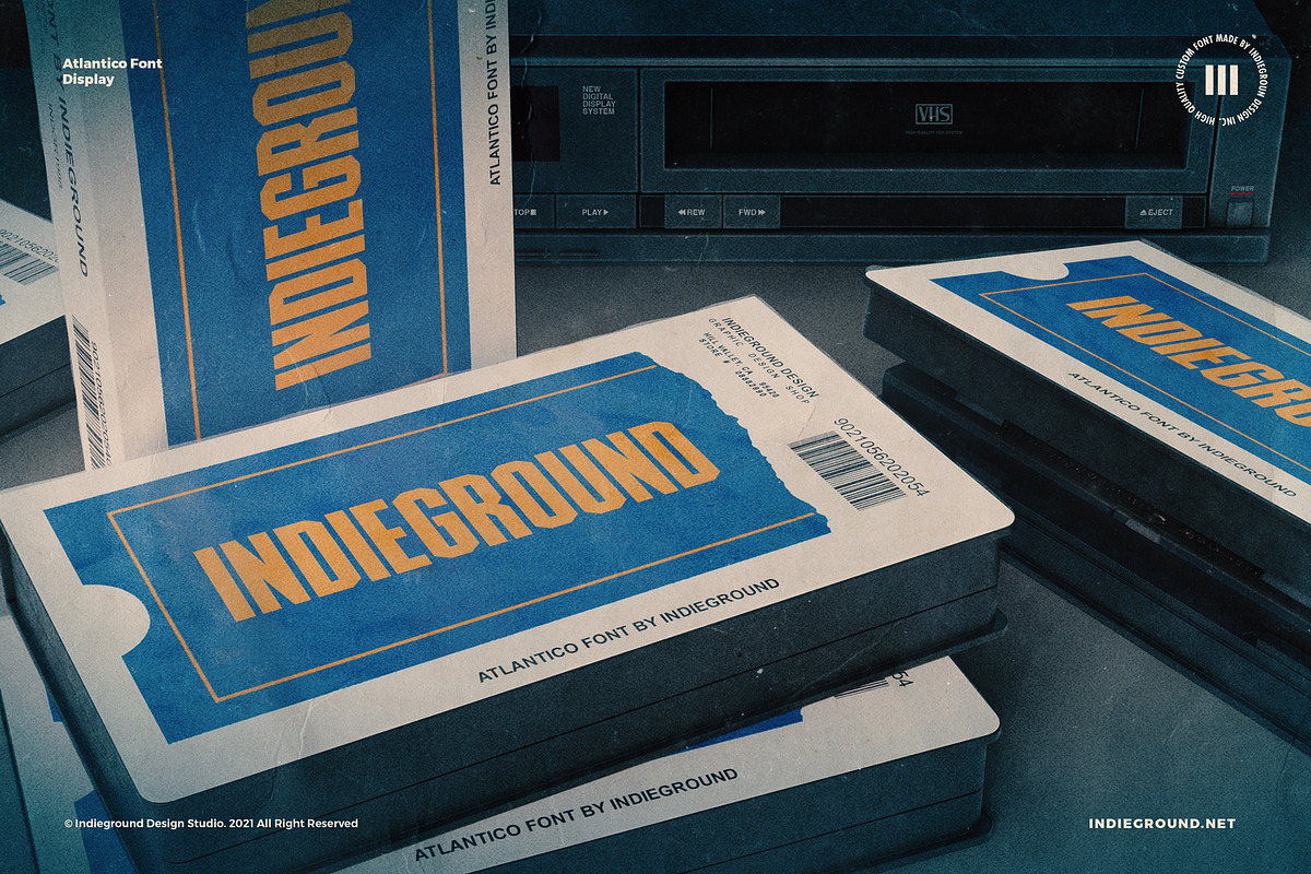 Atlantico Font, a Sans Serif Font by Indieground Design Inc. (Photo 3 of 5)