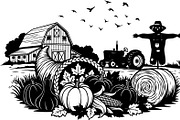 Thanksgiving Harvest SVG Bundle, an Illustration by Designs_River (Thumbnail 35 of 48)