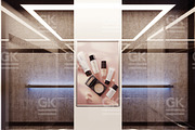 Animated Elevator / Poster Mock-up, a Product Mockup by GK Creative (Thumbnail 2 of 8)