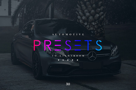 Automotive Lightroom Presets 3.0