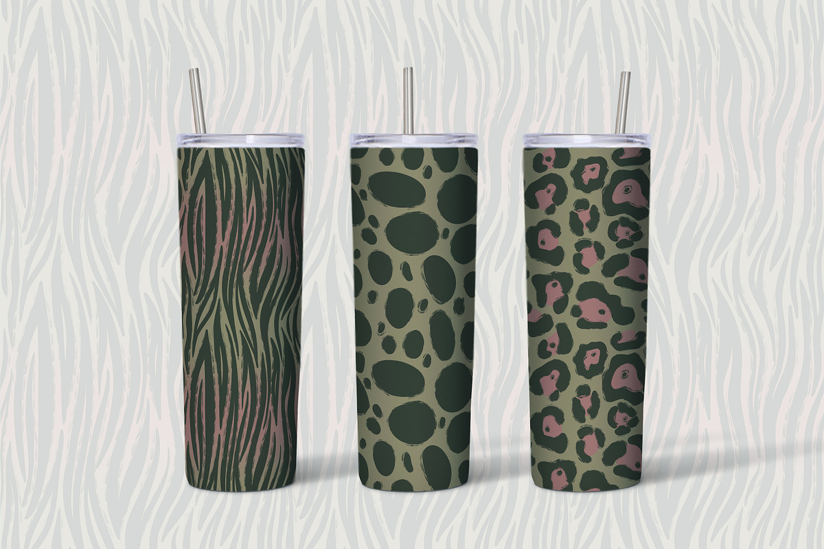 Wild Animal Print Set Modern Vintage, a Pattern Graphic by Oksana Dovhopol Art (Photo 11 of 19)