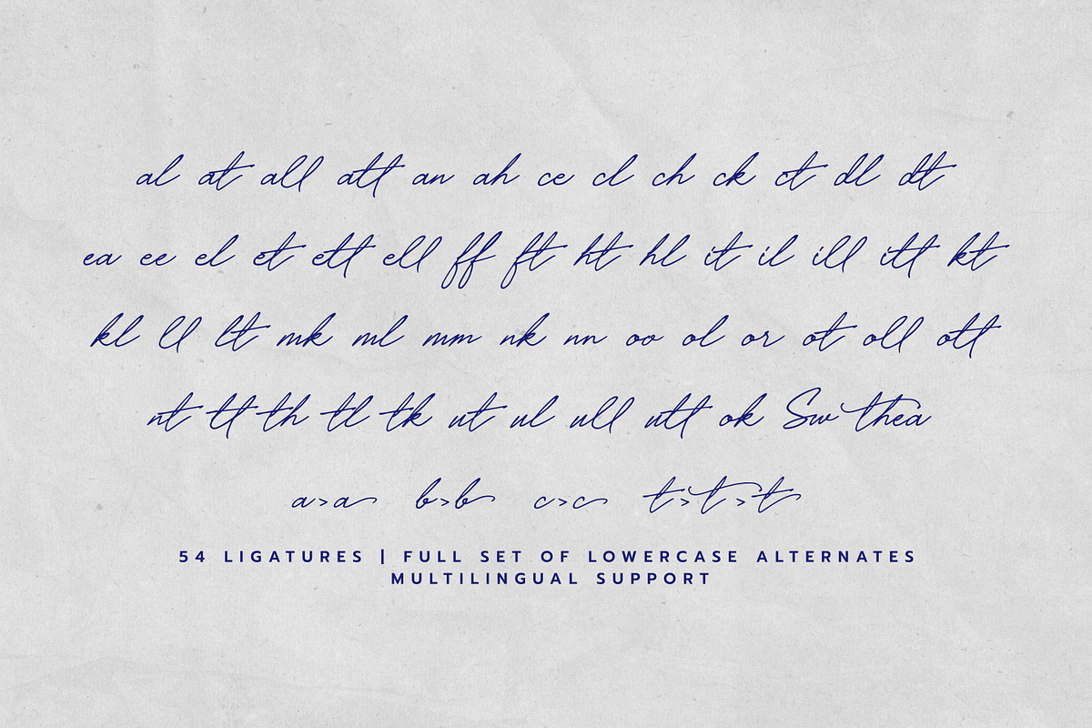 Sweetheart Handwritten Font, a Font by Negara Studio (Photo 12 of 12)