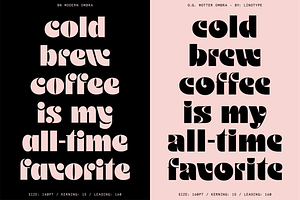 Modern Ombra - Quirky Display Font