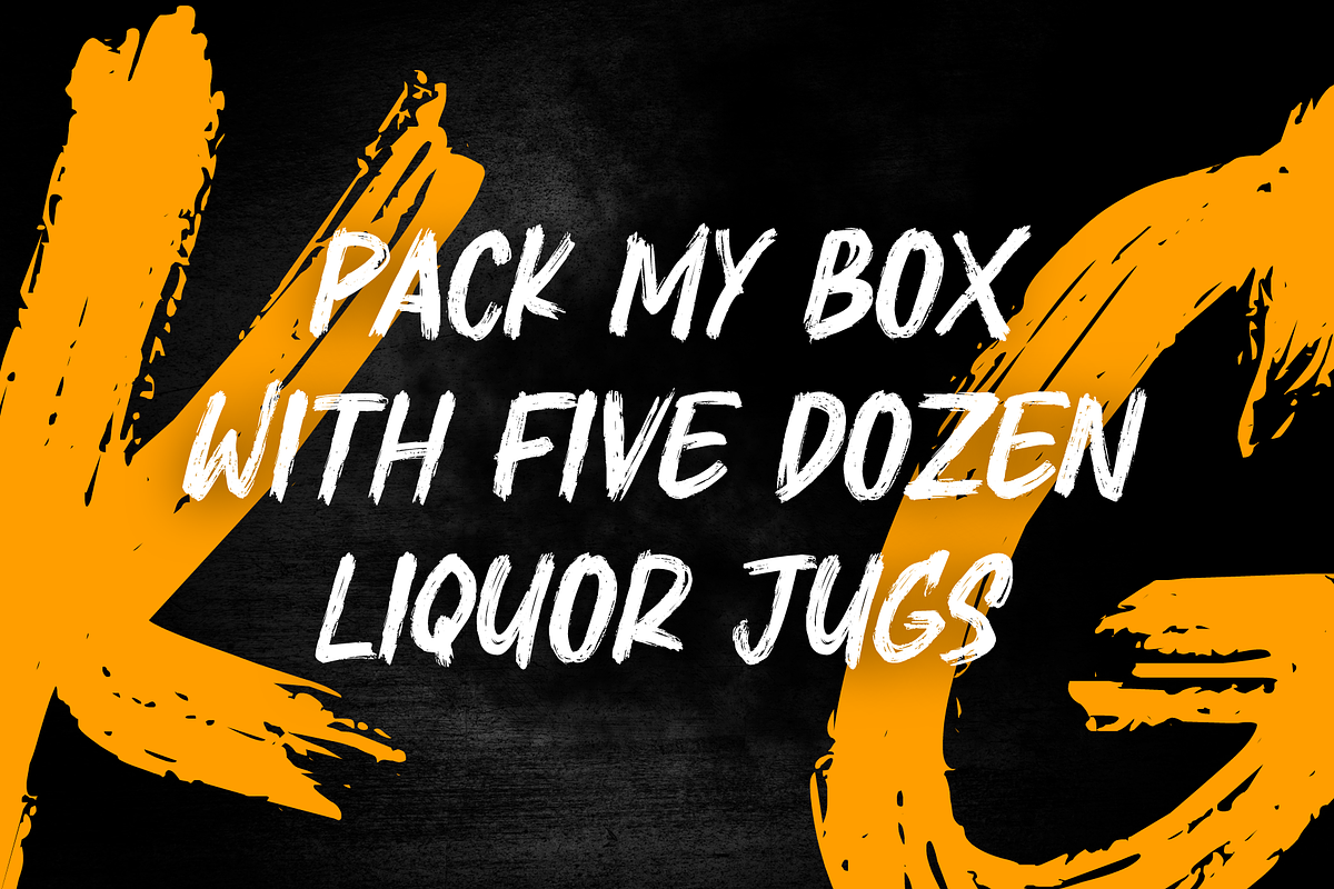 Brushfire - Textured Font, a Handwritten Font by Sronstudio (Photo 2 of 14)