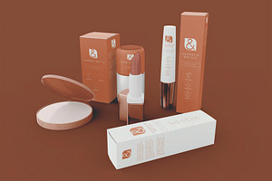 Toiletry Products Mockup, a Packaging Mockup by skybluecreative
