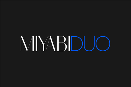 Miyabi Duo Font