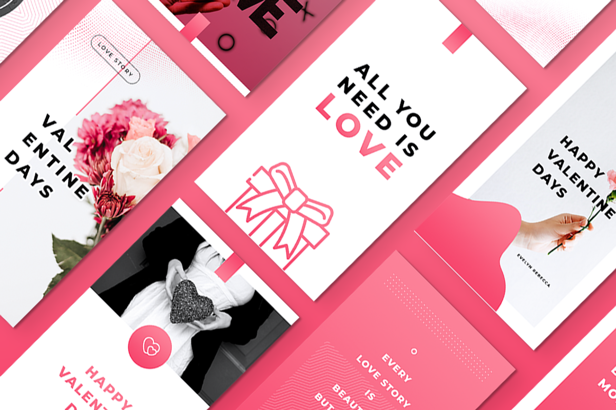 Happy Valentines Day Instagram Story, a Social Media Template by Rahardi Creative (Photo 5 of 6)