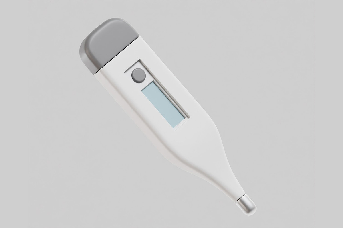 Digital Medical Thermometer, an Object 3D Model by fahad121 (Photo 2 of 8)
