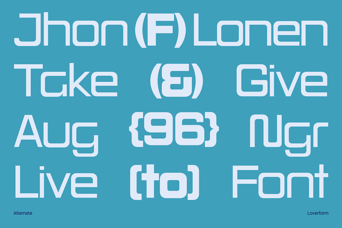 Quedora – Boxy Minimalist Font, a Sans Serif Font by Casloop Studio (Photo 2 of 10)