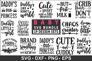 Baby Quotes SVG bundle, New Born