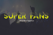 SUPER FANS, a Symbol Font by da_only_aan (Thumbnail 2 of 6)