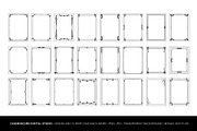 Vector Simple Vintage Vector Frames, a Decorative Illustration by Pingebat (Thumbnail 4 of 10)