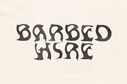 Barbed – Handmade Gothic Horror Font, a Blackletter Font by Madeline ODonoghue Design (Thumbnail 5 of 9)