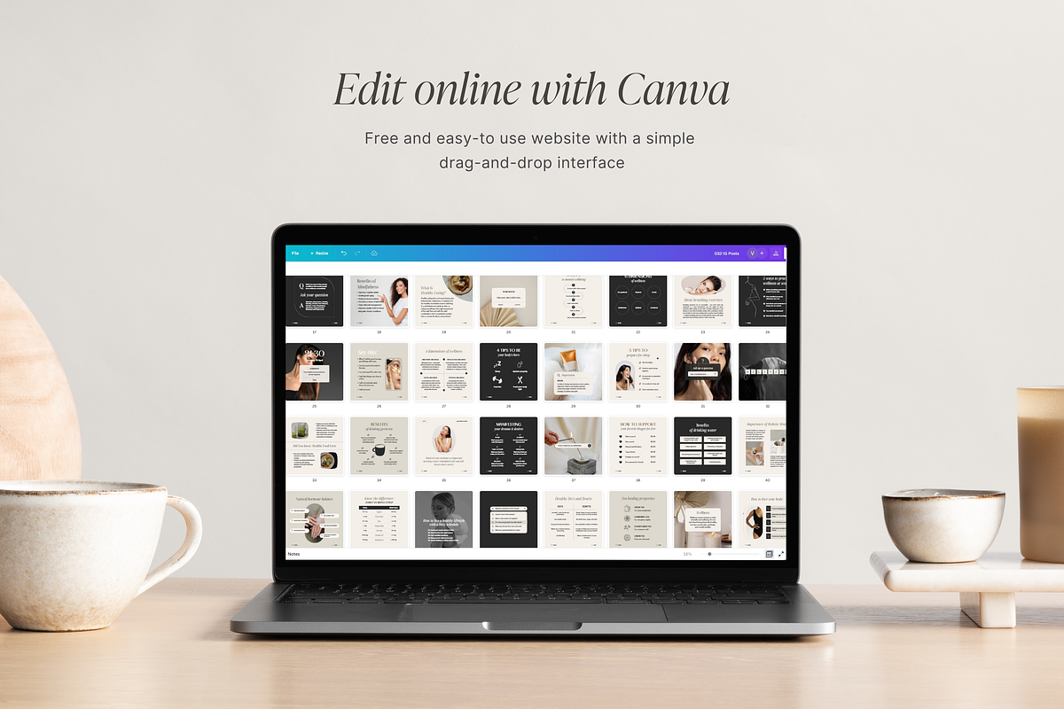 Health & Wellness Instagram Template, a Social Media Template by LiliesandBerries (Photo 20 of 21)