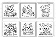 Cozy Easter Coloring Book, a Seasonal Illustration by Design Station (Thumbnail 2 of 4)