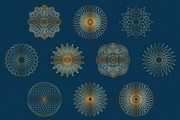 30 mandala gold line art, a Decorative Illustration by Pikgura (Thumbnail 4 of 4)