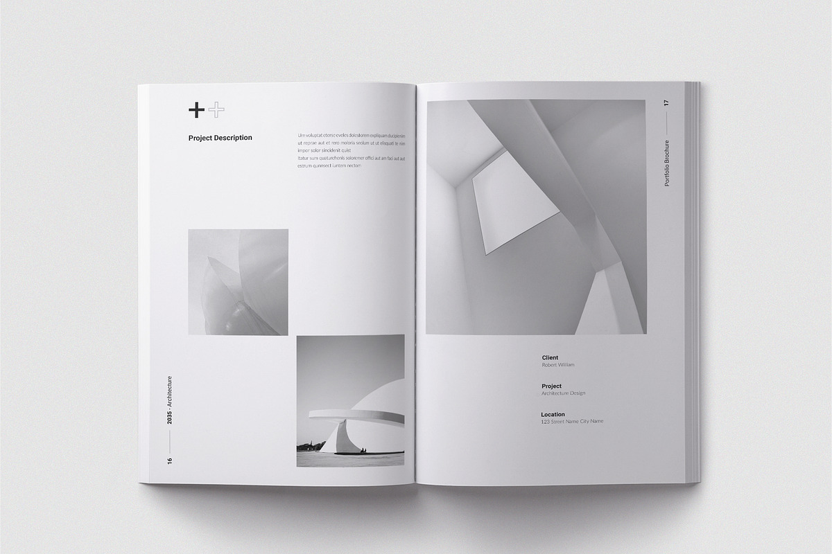 Architecture Portfolio Template, a Brochure Template by TemplateFolio-Shop (Photo 8 of 15)