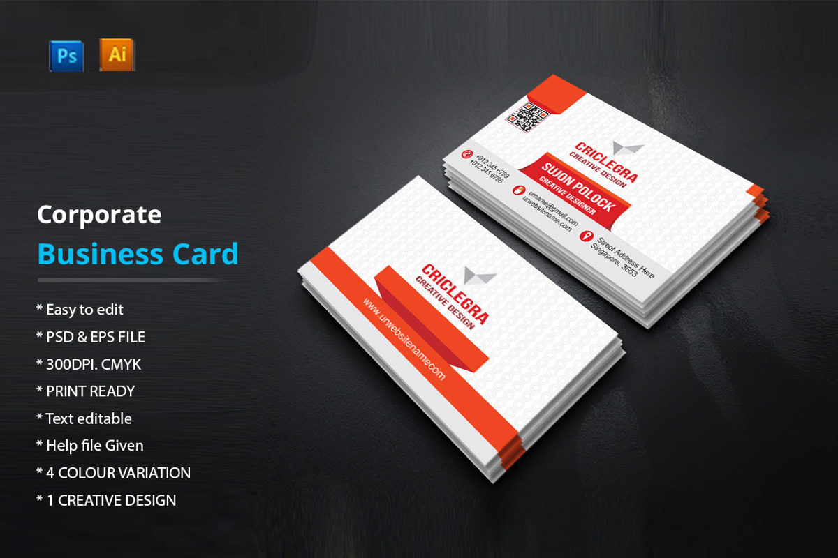 Business Card, a Business Card Template by Gotype (Photo 1 of 4)