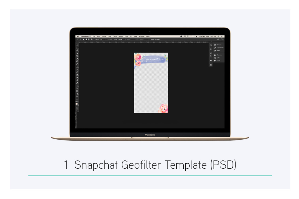 Snapchat Geofilter Template, a Websites & App Template by Bloguettes (Photo 2 of 2)