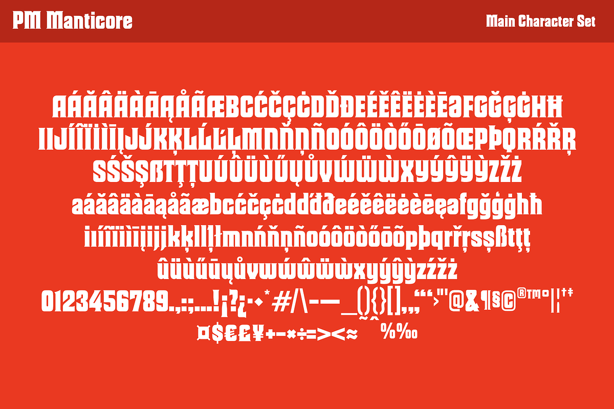 Manticore Gothic Horror Fantasy Font, a Serif Font by Paper Moon Graphic Supply (Photo 6 of 8)