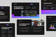 Modern IT & Technology Google Slides, a Presentation Template by Annora Studio (Thumbnail 2 of 5)
