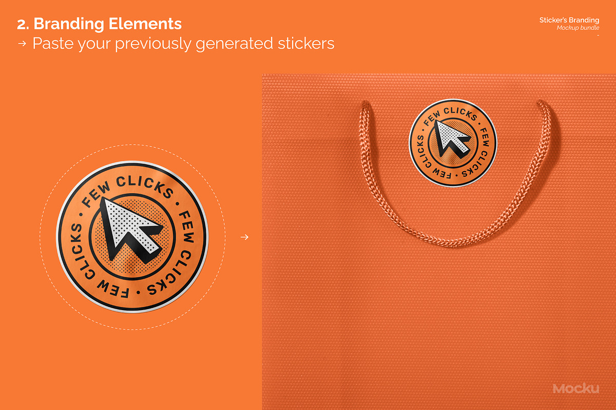 Sticker's Branding Mockup Bundle, a Packaging Mockup by Mocku (Photo 9 of 25)