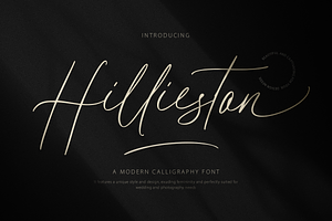 Hillieston Elegant Wedding Font