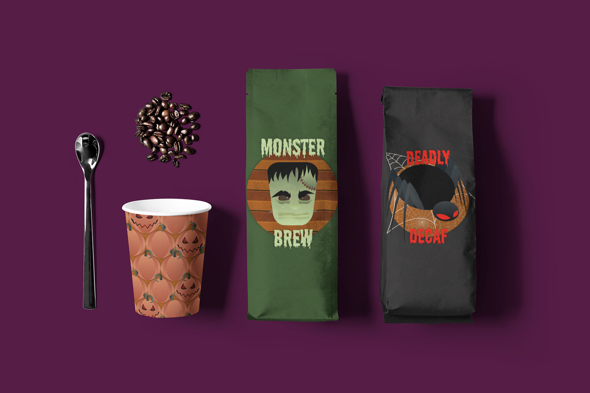 Creepy Creatures Halloween Set, a Pattern Graphic by MelanieTaylorARTIST (Photo 6 of 7)