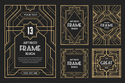 20 ArtDeco Badges & Frames, a Decorative Illustration by Raftel (Thumbnail 4 of 4)