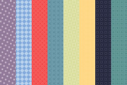 Retro Square Patterns Pack, a Pattern Graphic by Mark Borbely (Thumbnail 3 of 4)