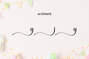 Birthday | Script Font, a Handwritten Font by Scratchones (Thumbnail 8 of 9)