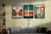 City Posters - 02, a Decorative Illustration by Digital Art Creations (Thumbnail 7 of 8)