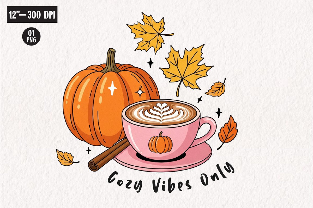 Fall Autumn Halloween Drink PNG Bund, an Illustration by CreationArt (Photo 8 of 9)