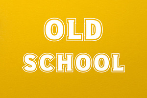 Old School 80s Font