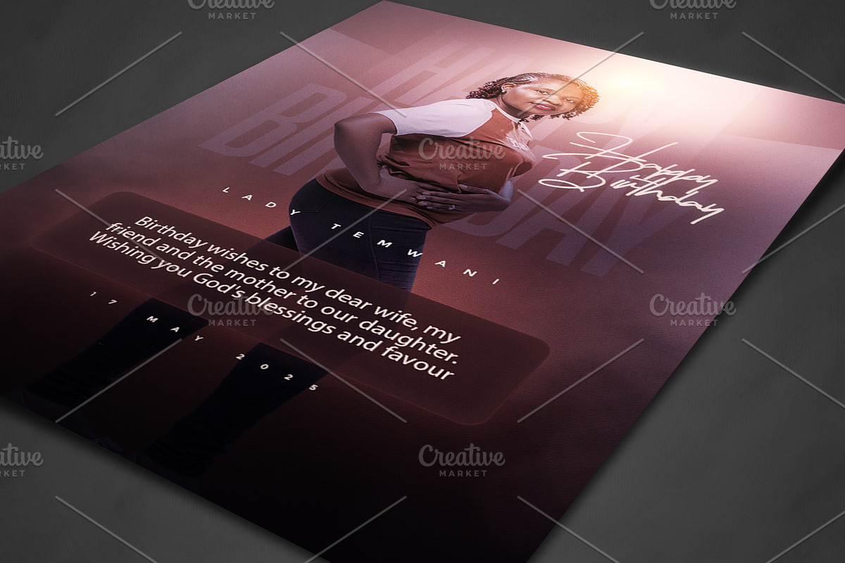 Birthday Flyer Template, a Social Media Template by church flyer templates (Photo 2 of 4)
