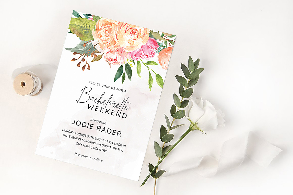 Bachelorette Party, an Invitation Template by ShineOnWedding (Photo 2 of 9)