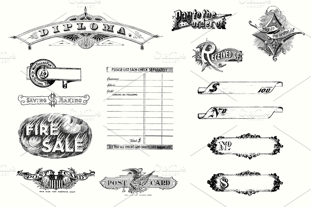 Electrotype Stock Cuts, an Animal Illustration by Blue Line Design (Photo 13 of 19)