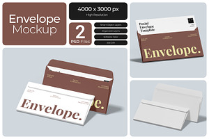 Envelope Mockup, a Product Mockup by Bartama Graphic