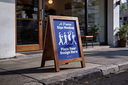 A-Frame Sign Mockup, a Product Mockup by Pitchlook.Studio (Thumbnail 4 of 4)