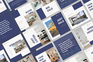 Real Estate Instagram Template Canva