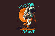 Astronaut t-shirt bundle. 20 vector, a Technology Illustration by Fractal fonts & graphics (Thumbnail 4 of 21)