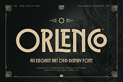 Orlenco - Art Deco Display Font, a Sans Serif Font by Ainun Jinan (Thumbnail 1 of 12)