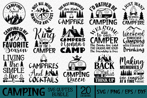 Camping SVG Design Bundle