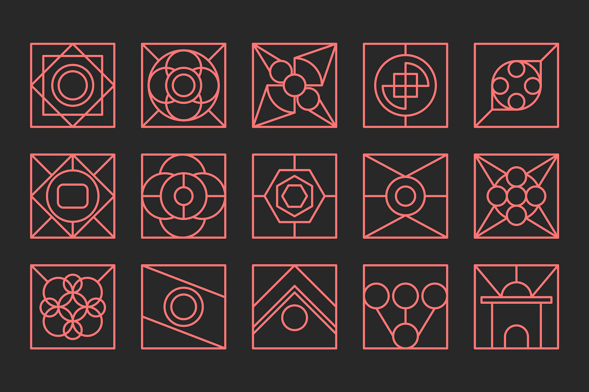 Square Forms Vol 11, an Outline Icon by Tekuni (Photo 5 of 13)